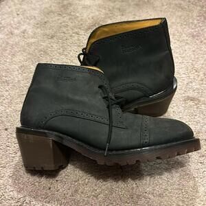 Grey Doc Dr martens ankle boots platform oxford she’s boots sueded leather